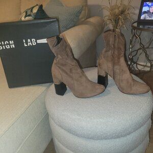 Tan Suede Boots Size 8